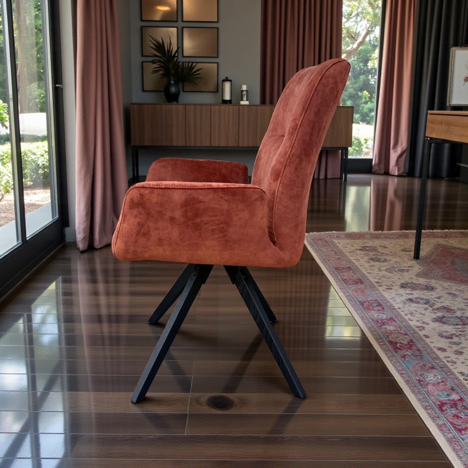 Siena Swivel Reclining Dining Chair | Pair - Rydan Interiors