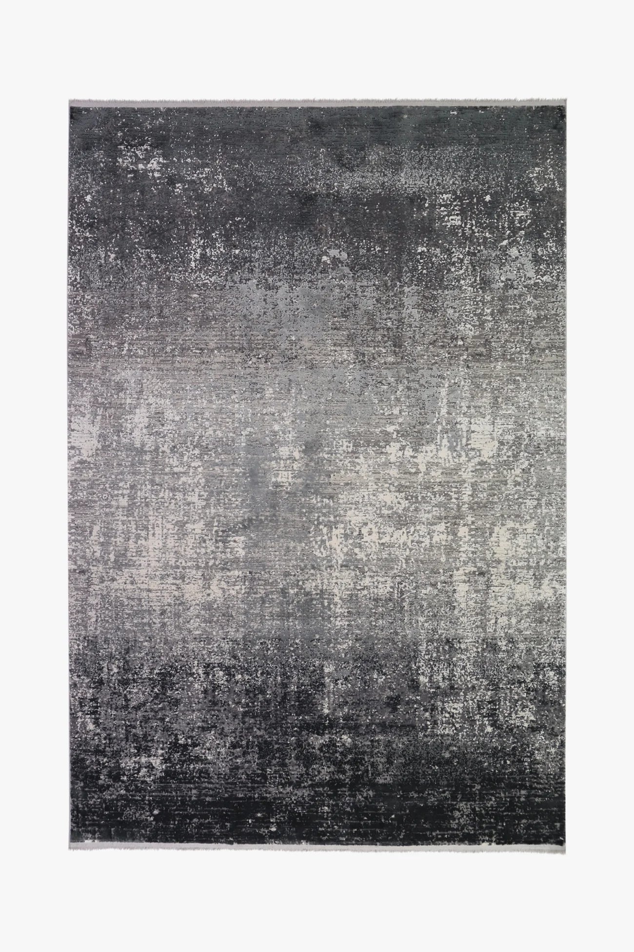 Toros Ombre Luxury Rug | Charcoal/Silver