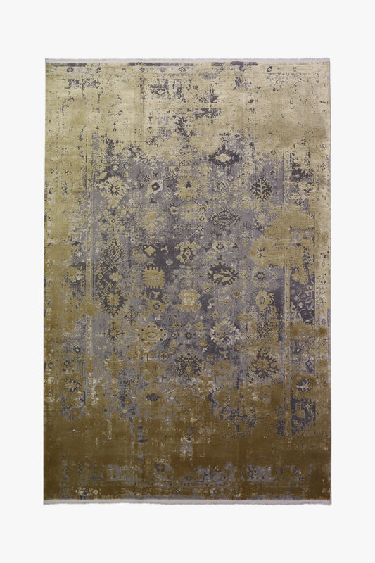 Toros Distressed Ziegler Luxury Rug | Gold