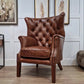 Bernard Leather Wingback Armchair | Multiple Options