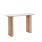 Mango Wood Reed Console Table