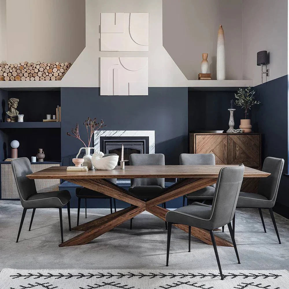 Grey Rebecca Dining Chair (2 Pack) - Rydan Interiors