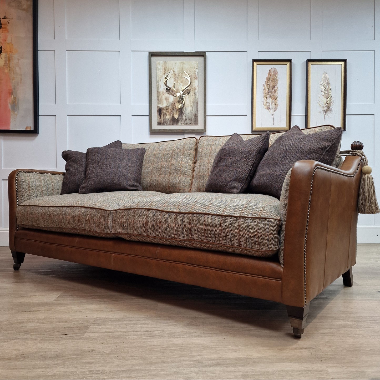 Balmoral Traditional Harris Tweed Sofa