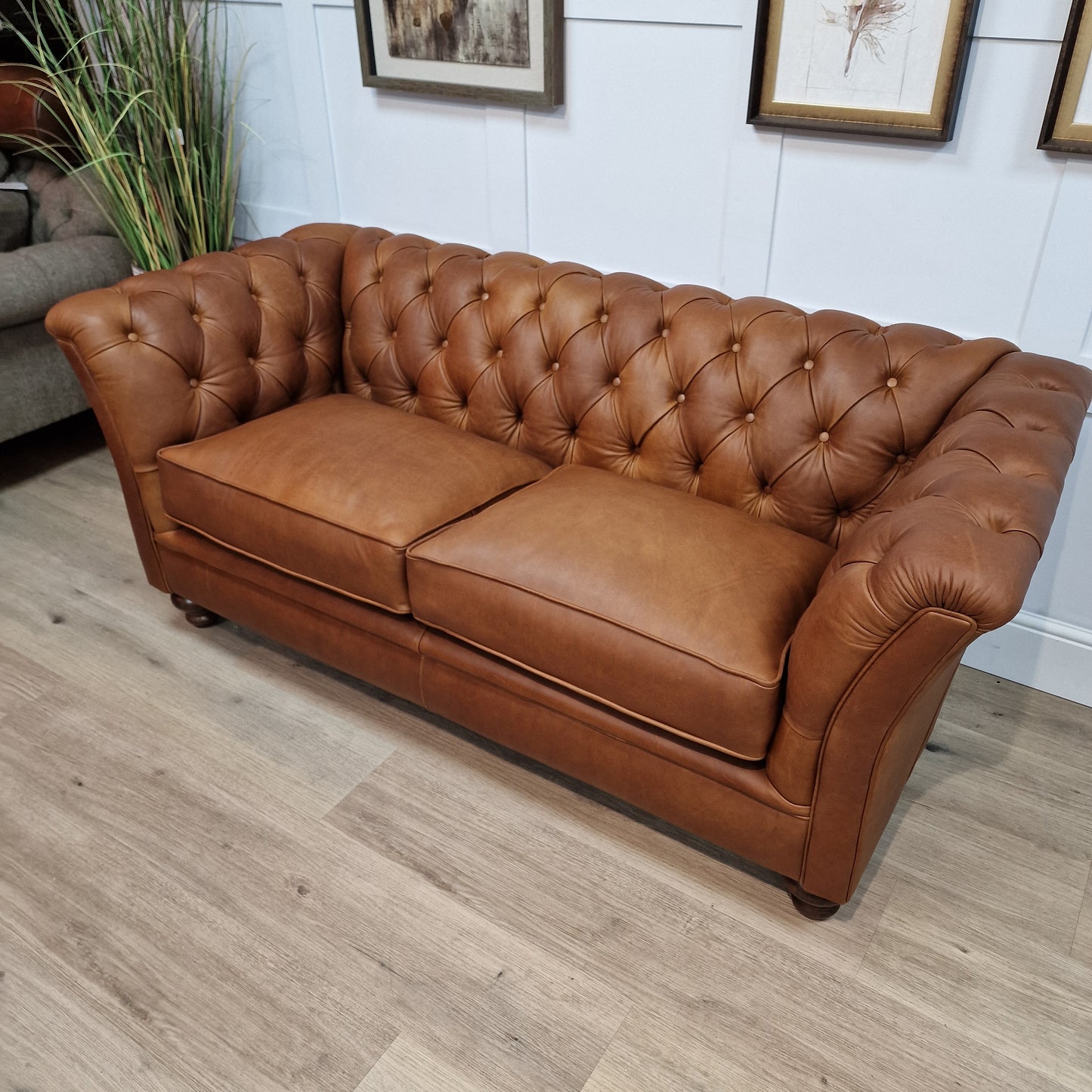 Buttoned Back Leather Chesterfield | Morgan - Rydan Interiors