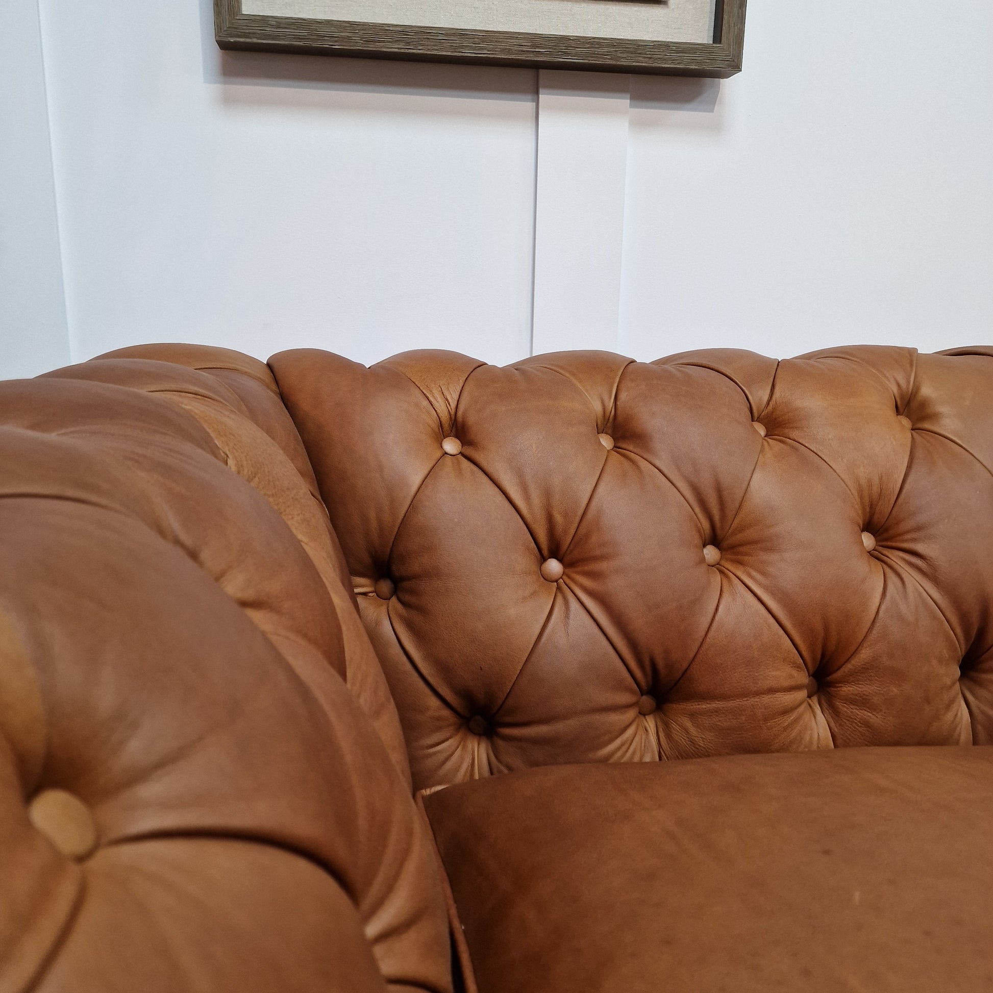 Buttoned Back Leather Chesterfield | Morgan - Rydan Interiors