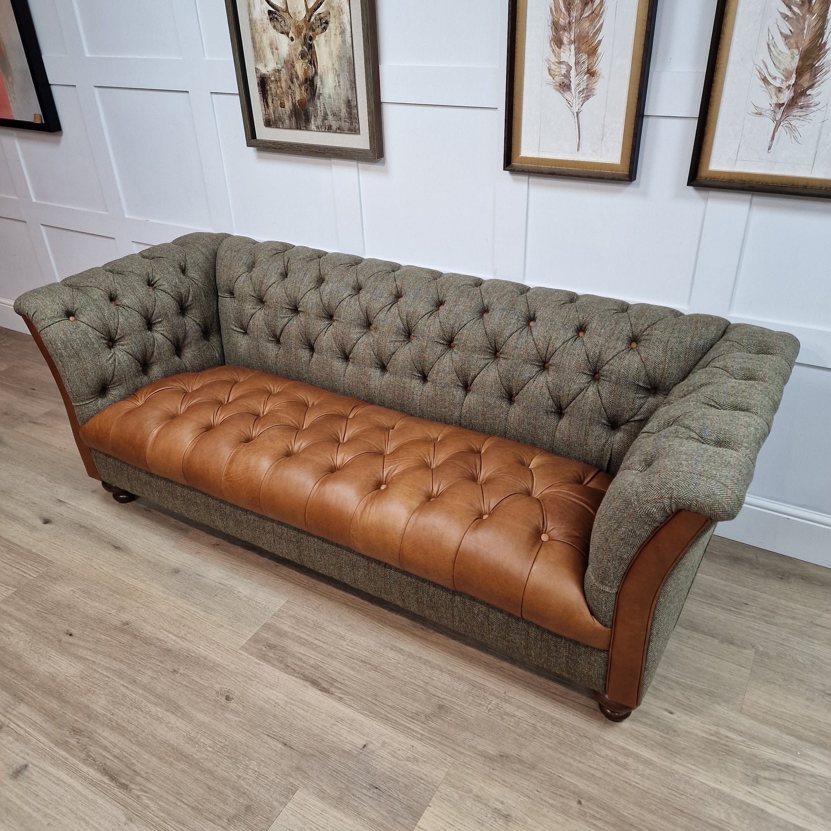Harris Tweed Harris Green Dalton Medium Sofa
