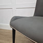 Rebecca Dining Chair Grey PU Leather (2 Pack) - Rydan Interiors