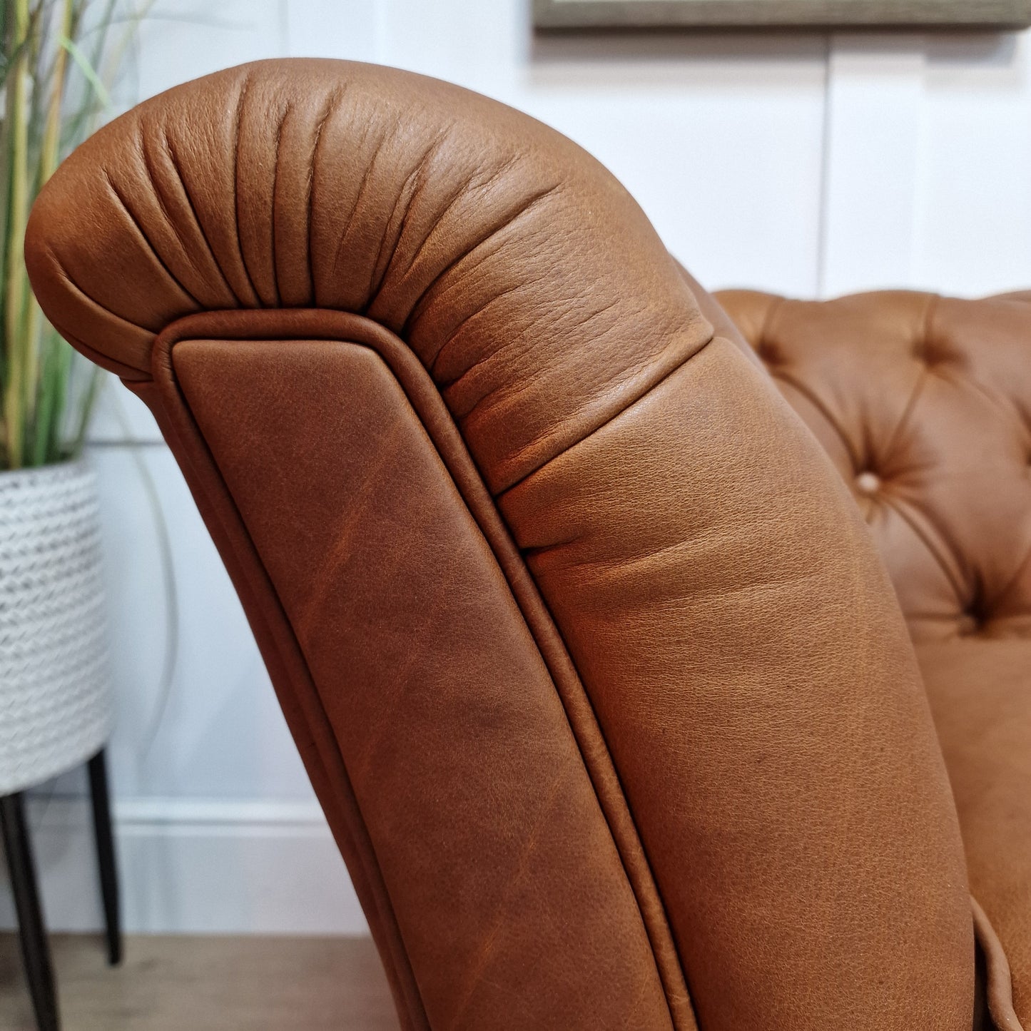 Buttoned Back Leather Chesterfield | Morgan - Rydan Interiors