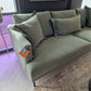 Ex Display - SITS Britt 3 Seater Sofa | Grey/Green Caleido Fabric - Rydan Interiors