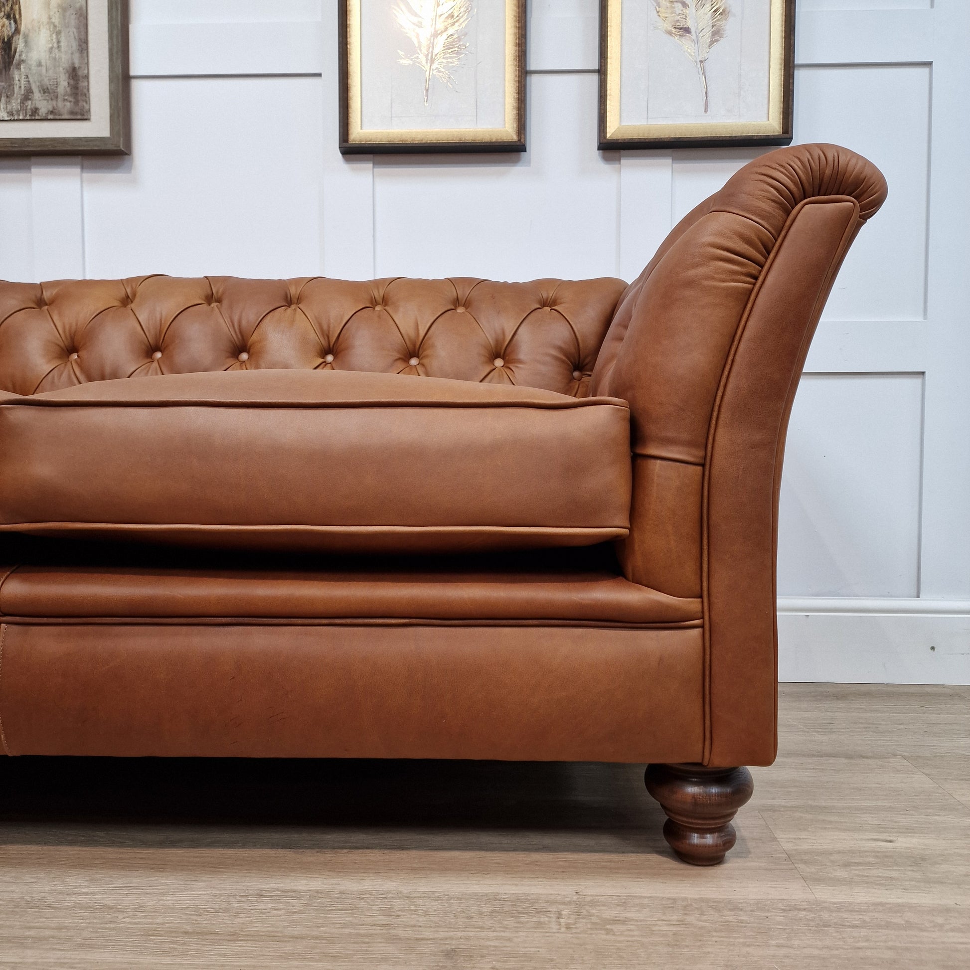 Buttoned Back Leather Chesterfield | Morgan - Rydan Interiors