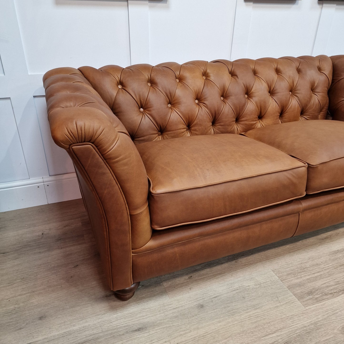 Buttoned Back Leather Chesterfield | Morgan - Rydan Interiors