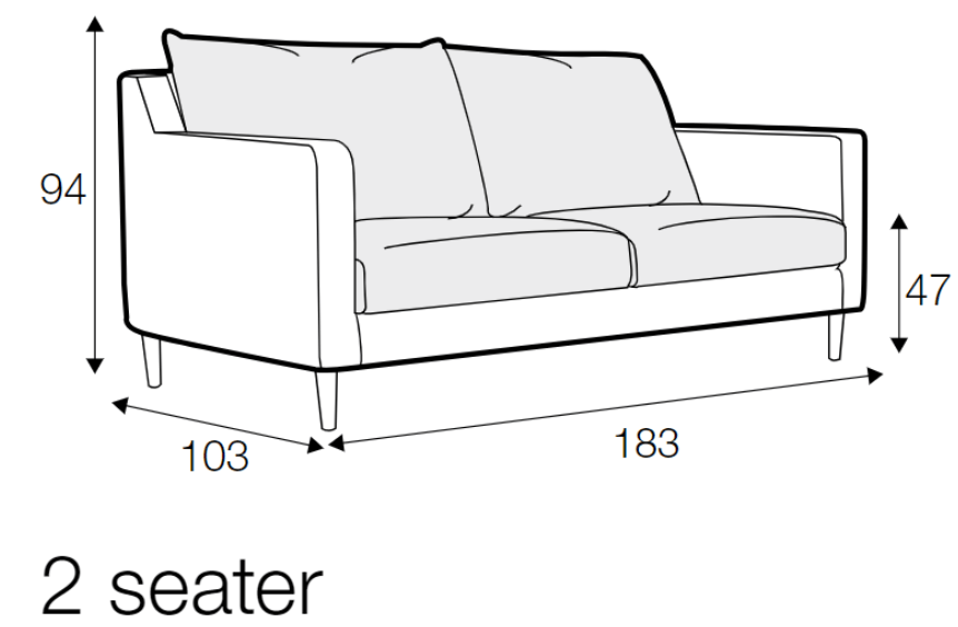 Sally Sofa Caleido Grey-Beige - Fast Track - Rydan Interiors