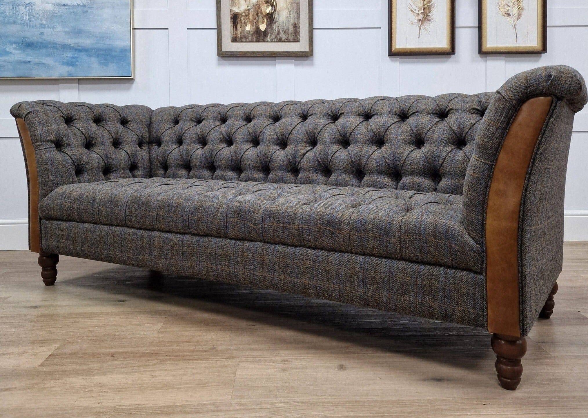 Harris Tweed Sofa & Tweed Wingchairs | Rydan Interiors