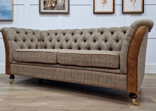 Autumn Woodland Harris Tweed 2 Seater Sofa - Arthur - Sofas - Rydan Interiors