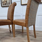 Dining Chairs - Harris Tweed and Leather - Hunting Lodge Tartan - 2 Pack - Dining Chair - Rydan Interiors