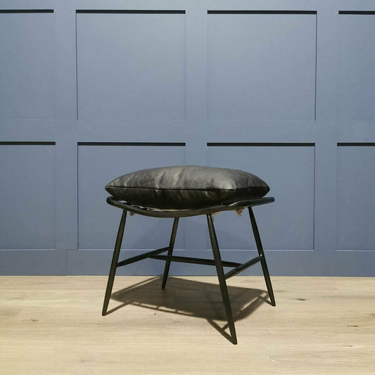 Aviator Footstool Ebony - Footstools - Rydan Interiors