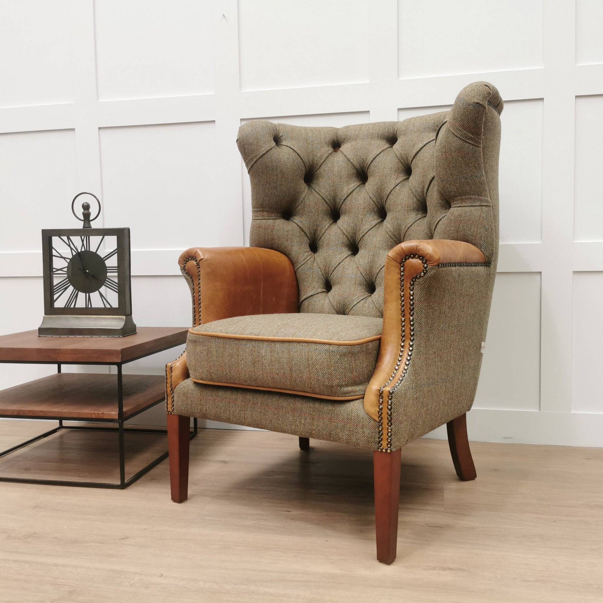 Bespoke Harris Tweed Albert Chair - Multiple Tweeds - Chairs - Rydan Interiors
